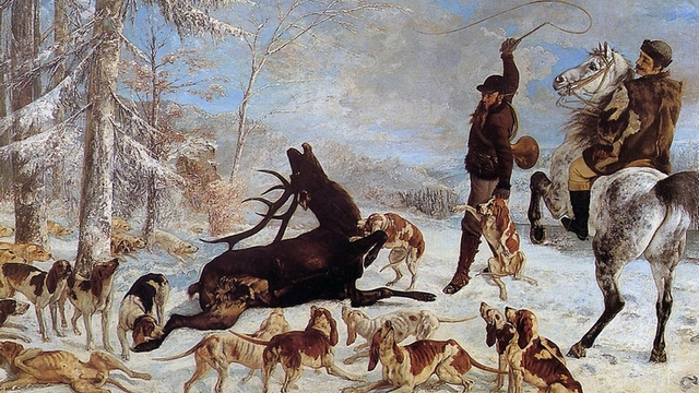 L’Hallali du Cerf, de Courbet au MBAA de Besançon