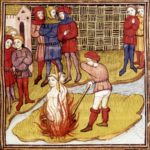 Jacques de Molay sur le bûcher