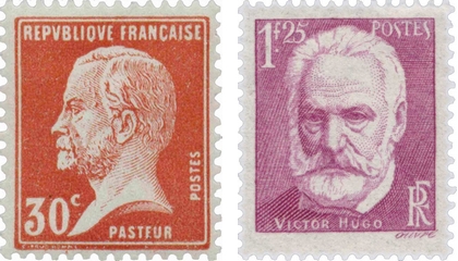 Pasteur Hugo philatélie