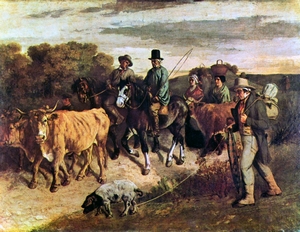 paysans Flagey Courbet