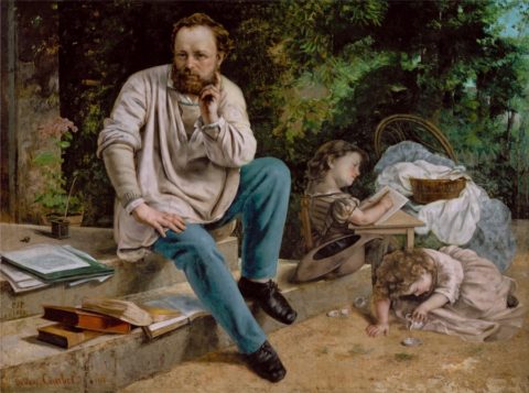 Proudhon par Courbet