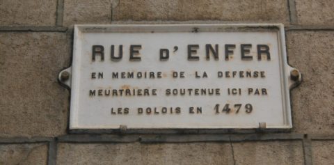 rue d'Enfer à Dole