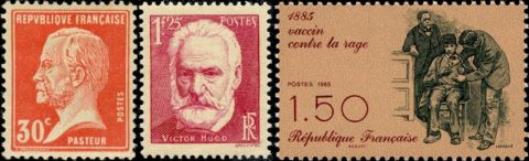 timbres Pasteur Hugo