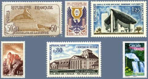 timbres patrimoine franche-comté